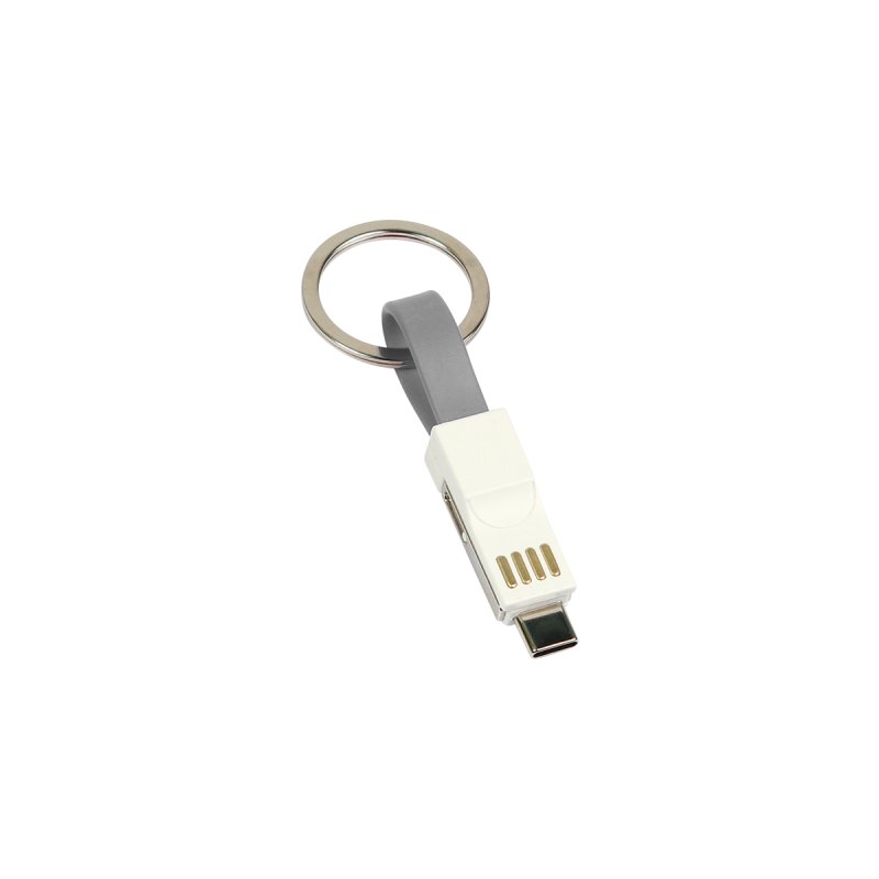 Llavero con cable para carga Manali.