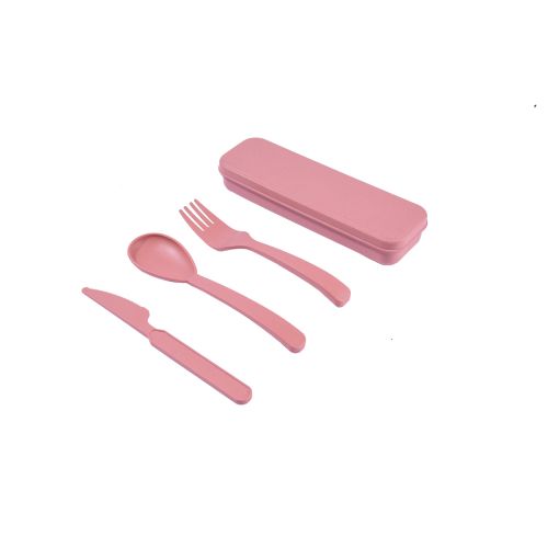 SET DE CUBIERTOS THAI ROSA